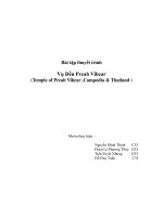 Tiểu luận: Vụ Đền Preah Vihear pdf