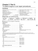 TU petrol engine in-car repair procedures (Part A) potx