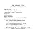 nhân hai số nguyên cùng dấu - giáo án toán 6 - gv.tr.t.thanh phương