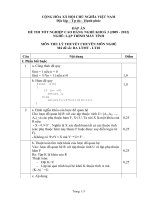 đáp án đề thi lí thuyết tốt nghiệp khóa 3 - lập trình máy tính - mã đề thi ltmt - lt (20)
