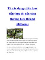 Từ xây dựng chiến lược đến thực thi nền tảng thương hiệu (brand ppt