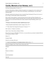 Cecilia vol. 3 Memoirs of an Heiress pot