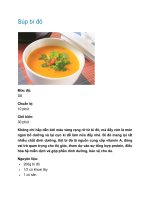 Súp bí đỏ docx