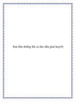 Những bài ca dao dân gian cổ lưu truyền doc