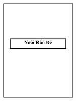 Nuôi Rắn Đẻ doc
