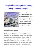 Các yếu tố ảnh hưởng đến thị trường chứng khoán theo thời gian pdf