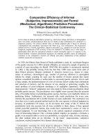 Comparative Efficiency of Informal (Subjective, Impressionistic) and Formal (Mechanical, Algorithmic) Prediction Procedures: The Clinical–Statistical Controversy ppt