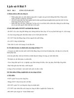 Lịch sử 8 Bài 5