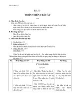 giáo án bài 51 thiên nhiên châu âu - địa lý 8 - gv. ng văn tình