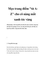 Mẹo trang điểm từ 