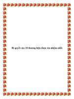 Bí quyết của 10 thương hiệu được tín nhiệm nhất pot