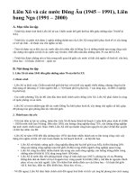 Liên Xô và các nước Đông Âu (1945 – 1991), Liên bang Nga (1991 – 2000)