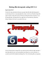 Hướng dẫn downgrade xuống iOS 5.1.1 pptx