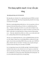 Tín dụng nghẽn mạch và nợ xấu gia tăng pot