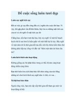 Để cuộc sống luôn tươi đẹp pptx