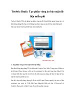 Toolwiz Bsafe: Tạo phân vùng ảo bảo mật dữ liệu miễn phí potx