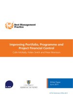 Improving Portfolio, Programme and Project Financial Control potx