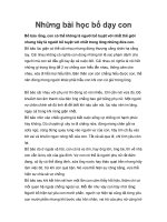 Những bài học bố dạy con ppt