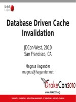 Database Driven Cache Invalidation doc