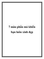 7 màu phấn má khiến bạn luôn xinh đẹp docx