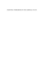 FIGHTING TERRORISM IN THE LIBERAL STATE doc