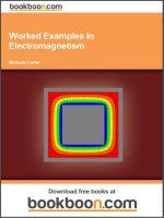 Electromagnetism for Electronic Engineers – Examples doc