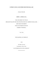 COWBOY SONGS AND OTHER FRONTIER BALLADS potx