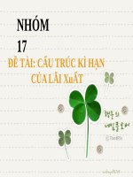 THUYẾT TRÌNH TCTT docx