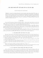 Các giải pháp kết nối web với cơ sở dữ liệu. doc