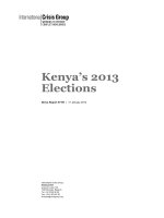 Kenya’s 2013 Elections pptx