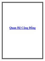 Quan Hệ Cộng Đồng potx