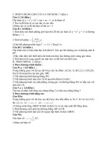Đề Thi Thử Tốt Nghiệp Toán 2013 - Phần 2 - Đề 1 potx
