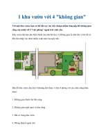 1 khu vườn với 4 