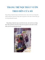 TRANG TRÍ NỘI THẤT VƯỜN TREO BÊN CỬA SỔ potx