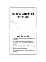 Mục tiêu và biến số nghiên cứu doc