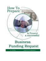 How To Prepare and Present a Successful Business Funding Request pdf