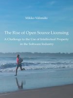 THE RISE OF OPEN SOURCE LICENSING ppt