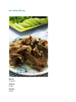 Vịt nướng sốt cay pdf