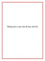 10 bài ca dao chủ đề hẹn chờ miền bắc ppt