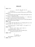 Đề thi thử đại học môn toán năm 2013 - THPT Lý Thường Kiệt - Hải Phòng - Đề số 127 ppt