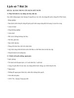 Lịch sử 7 Bài 26