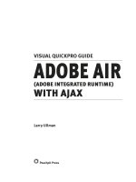 peachpit press visual quickpro guide adobe air with ajax (2008)