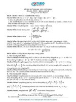 đề thi thử đại học 2014 môn toán lần 2