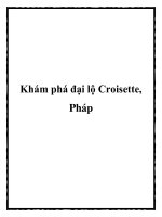Khám phá đại lộ Croisette, Pháp doc