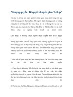 Nhượng quyền: Bí quyết chuyển giao “bí kíp” pptx