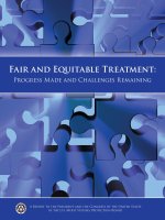 Fair And Equitable Treatment - Progress Made And Challenges Remaining docx