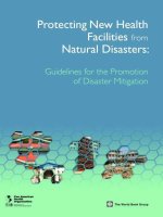 Protecting New Health Facilities from Natural Disasters: Guidelines for the Promotion of Disaster Mitigation potx