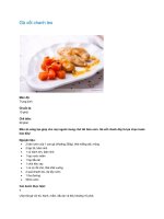 Gà xốt chanh leo pptx