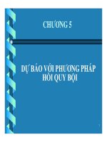 bài giảng dự báo kinh doanh - chương 5