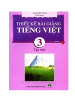 Thiết kế bài giảng tiếng Việt 3 tập 1 doc